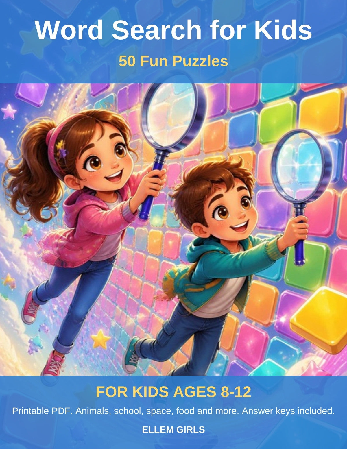 Word Search for Kids cover