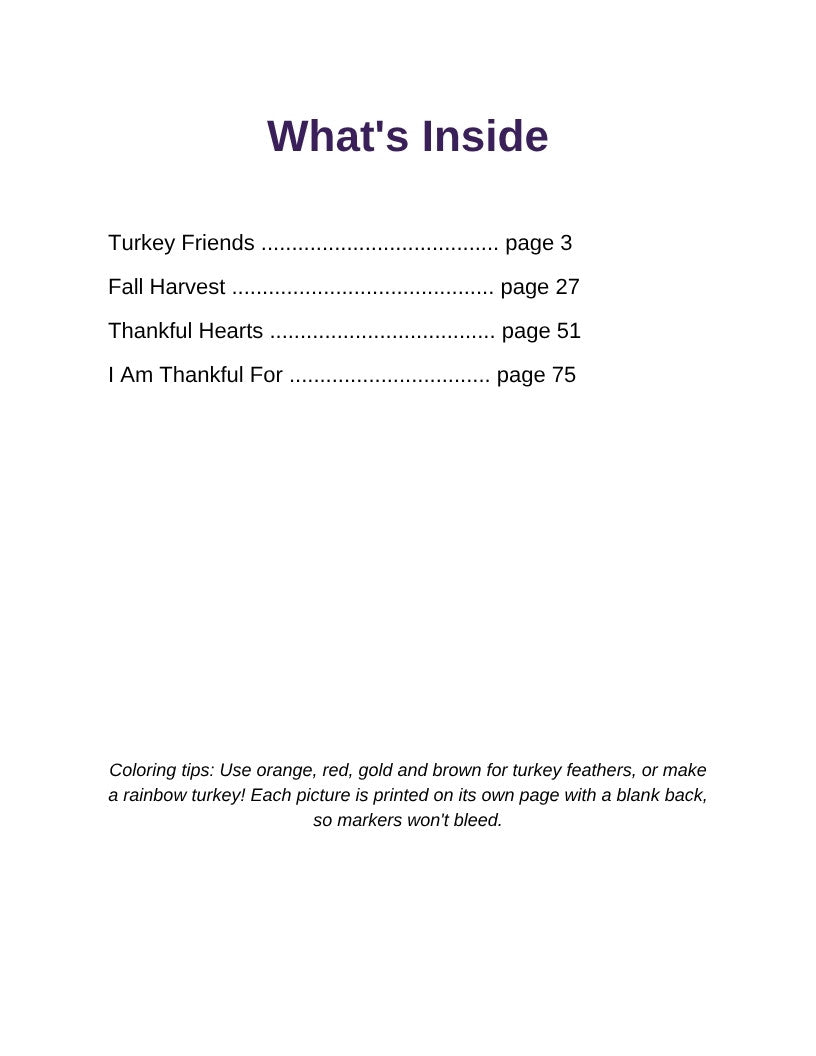 What's Inside page