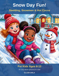 Snow Day Fun coloring book cover