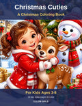 Christmas Cuties coloring book cover