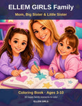ELLEM GIRLS Family Coloring Book cover