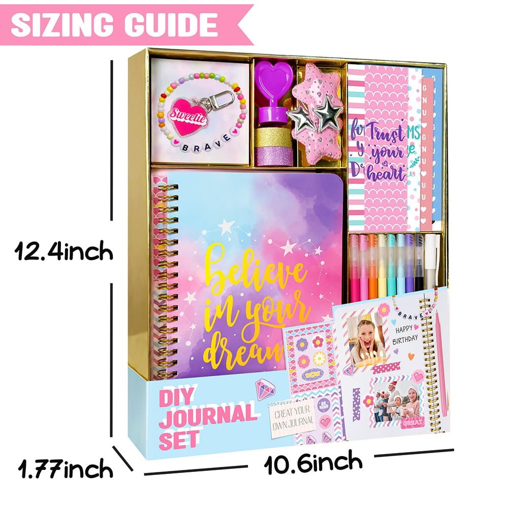 DIY Journal Kit for Girls, Ages 8-12