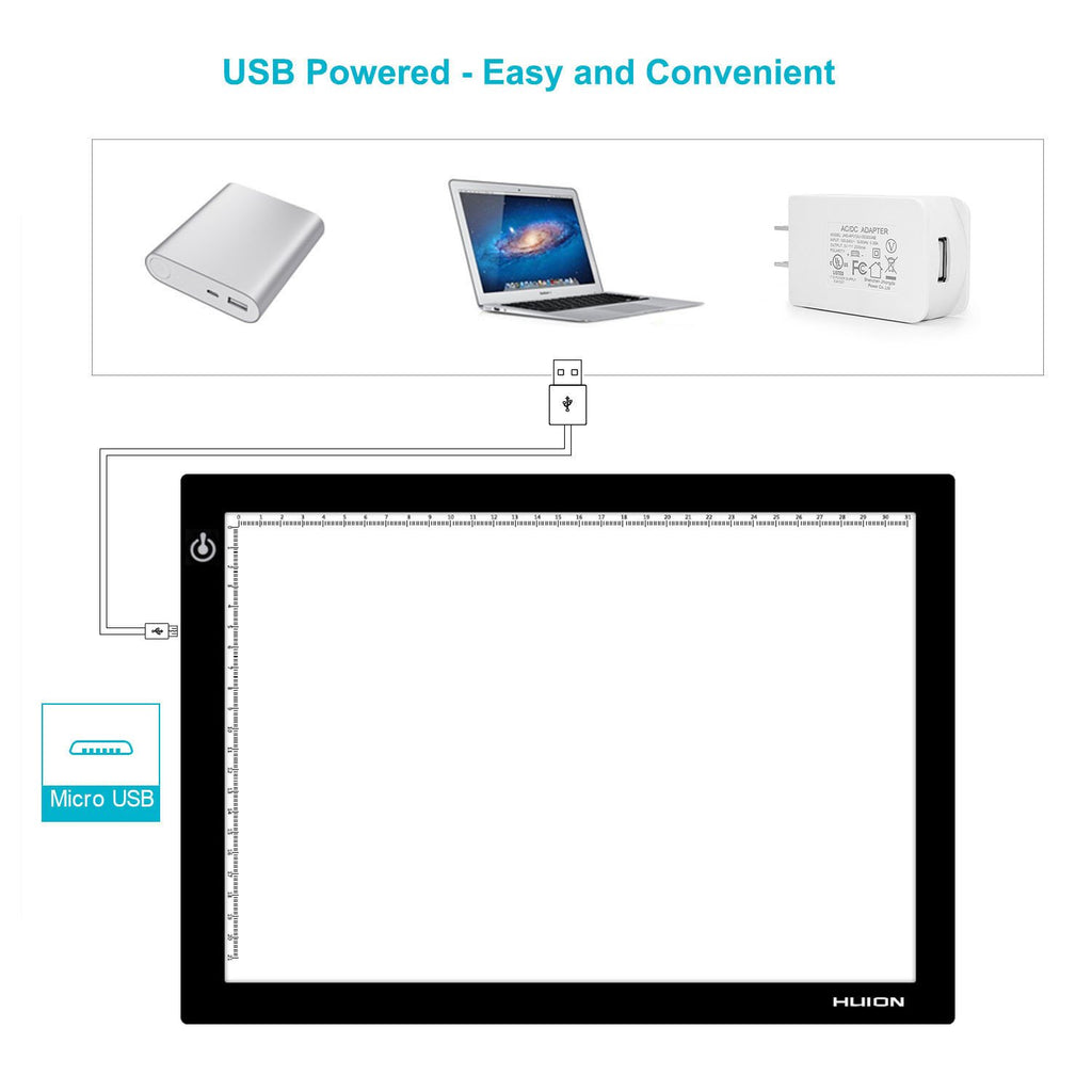 Huion LED Light Pad for Tracing (A4)