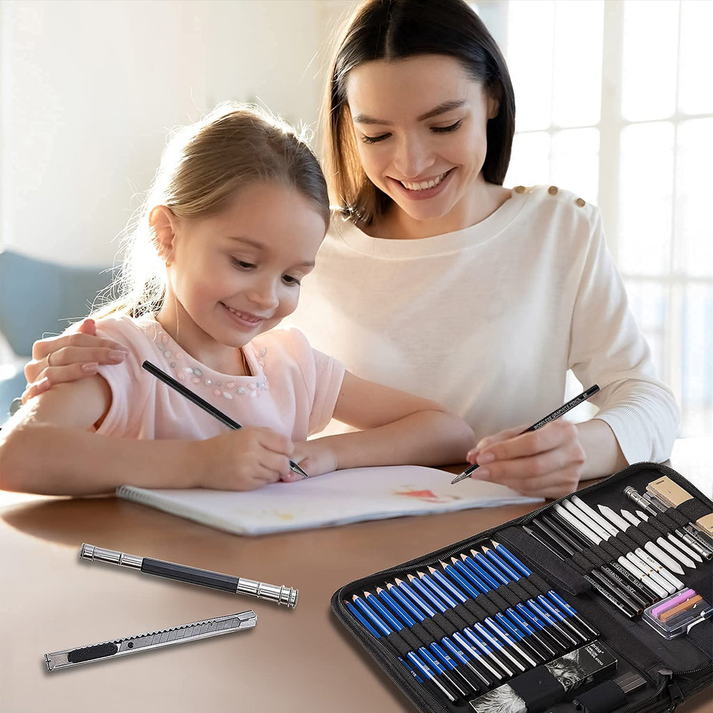 Prina 50-Piece Drawing & Sketch Kit