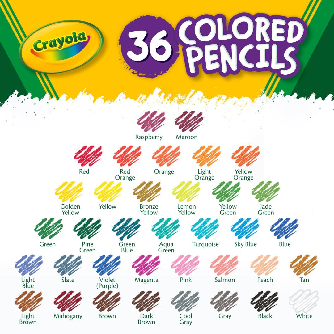 Crayola Colored Pencils, 36 Count