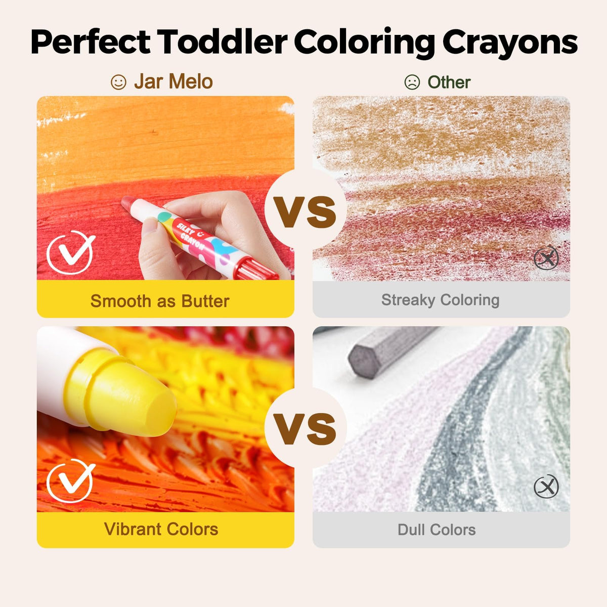 Jar Melo Jumbo Twist Crayons, 24 Colors