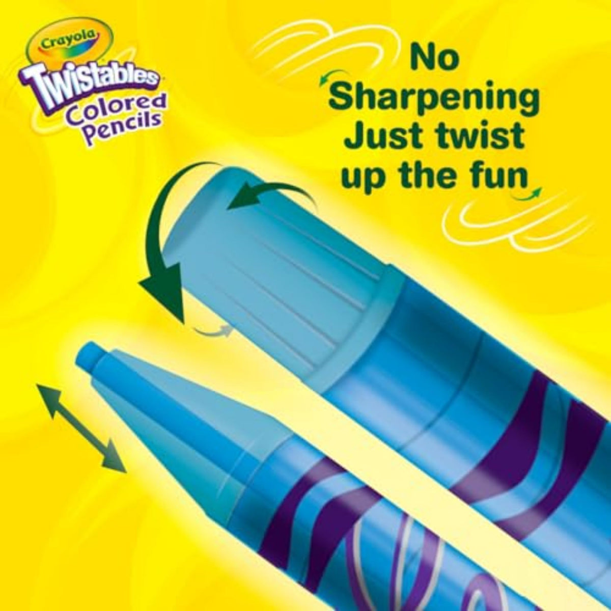 Crayola Twistables Colored Pencils, 50 Count