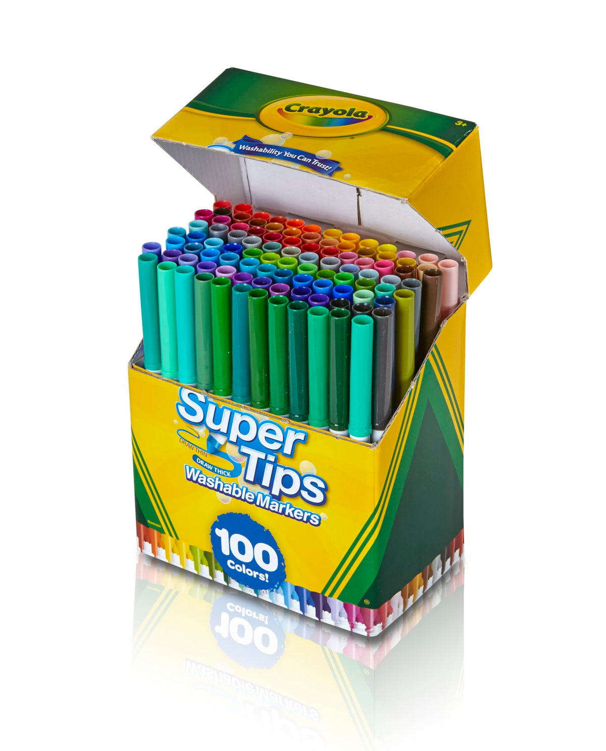 Crayola Super Tips Washable Markers, 100 Count