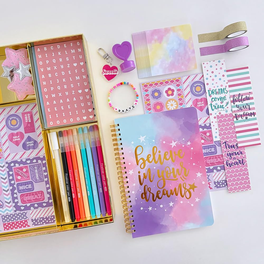 DIY Journal Kit for Girls, Ages 8-12