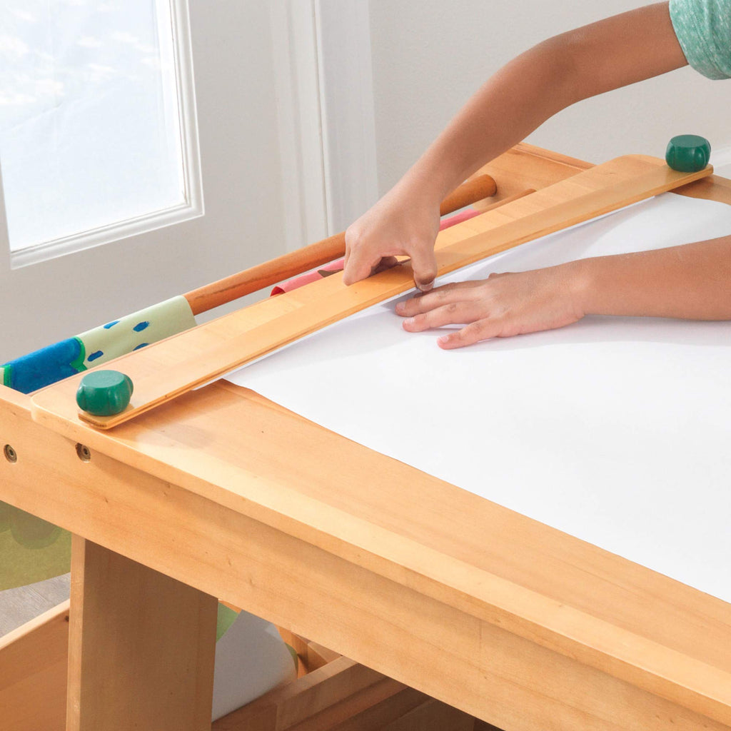 KidKraft Art Table with Drying Rack and Storage