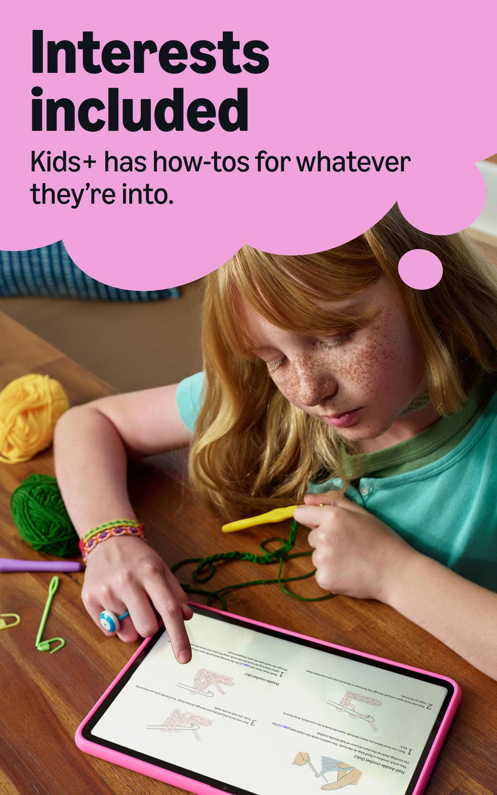 Amazon Kids Tablet 11, Ages 6-12 (with Kids+ and Case)