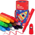 JUPITEARTH Twist Crayons, 12 Colors