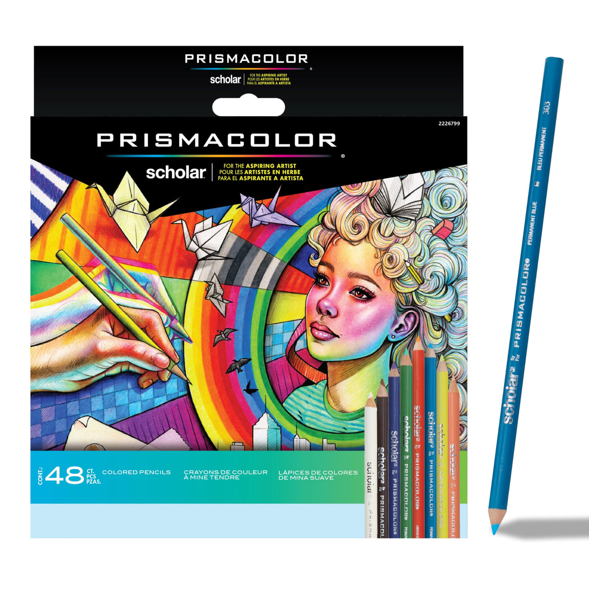 Prismacolor Scholar Colored Pencils, 48 Count