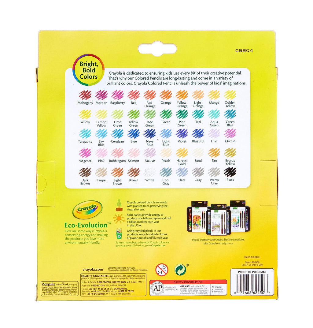 Crayola Erasable Colored Pencils, 50 Count