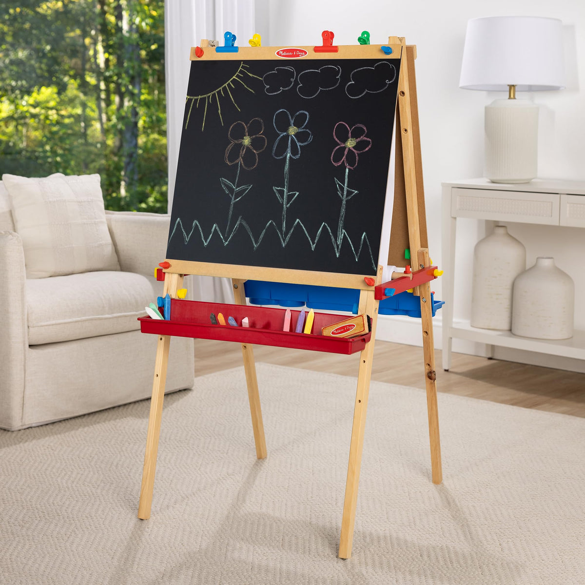 Melissa & Doug Deluxe Standing Art Easel