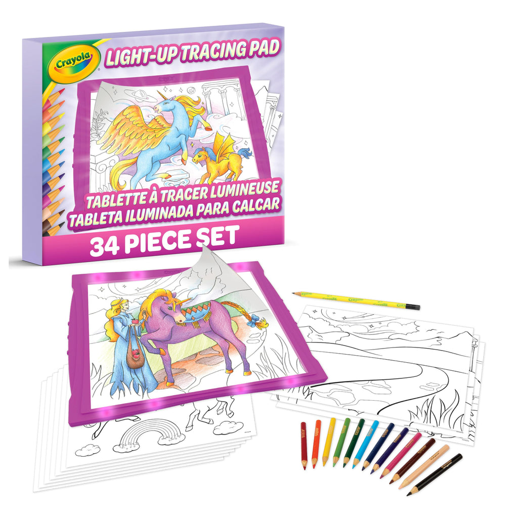 Crayola Light-Up Tracing Pad, Pink