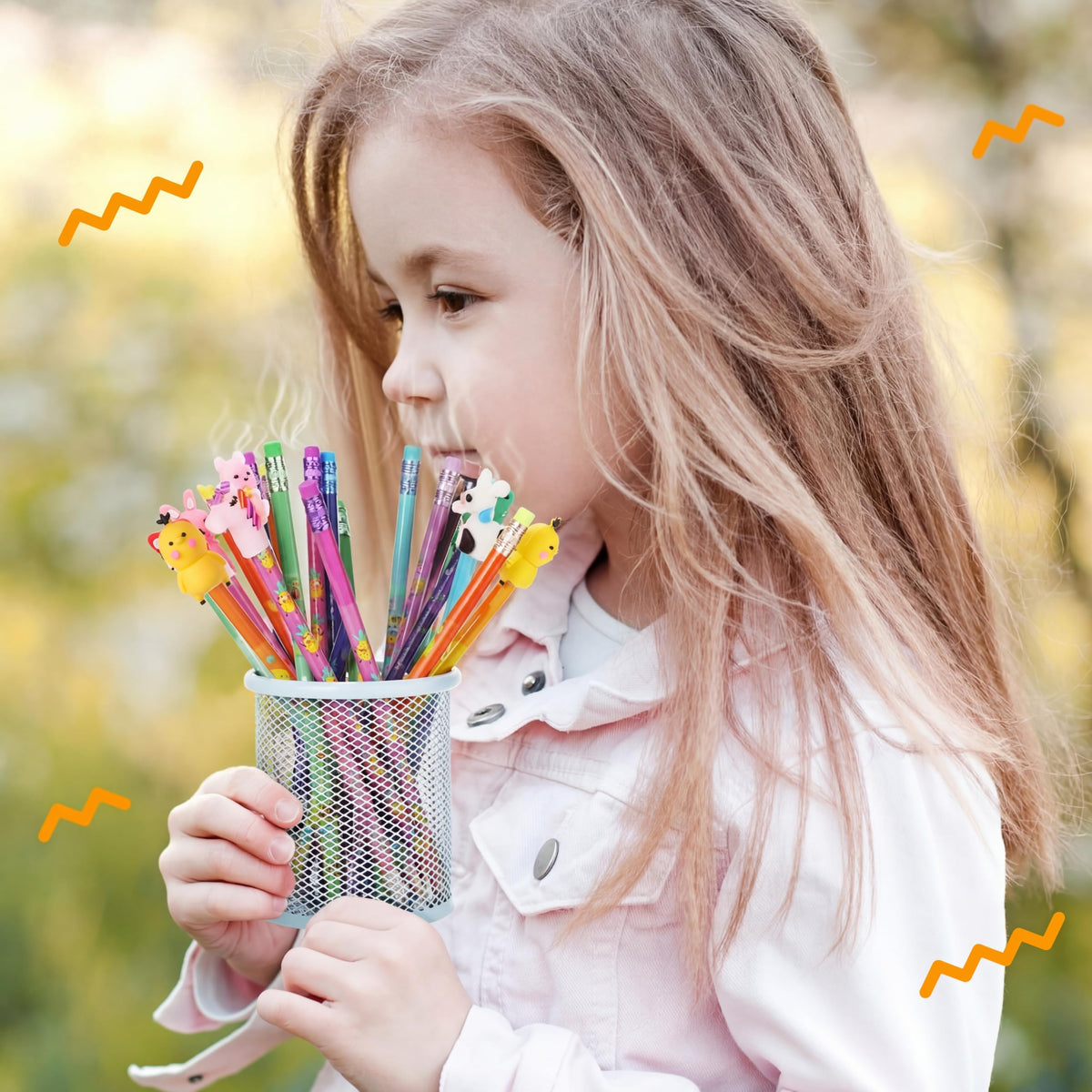 Ireer Scented HB Pencils for Kids, 60 Pack
