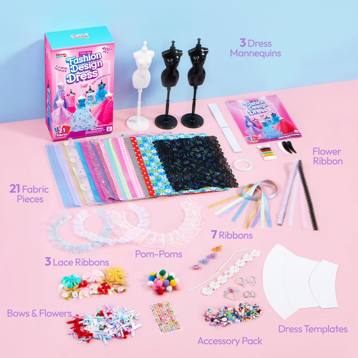 Klever Kits Fashion Design Dress Kit