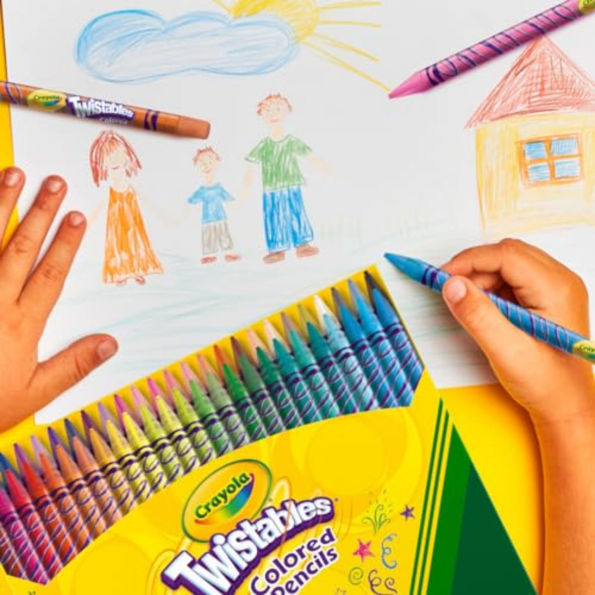 Crayola Twistables Colored Pencils, 50 Count
