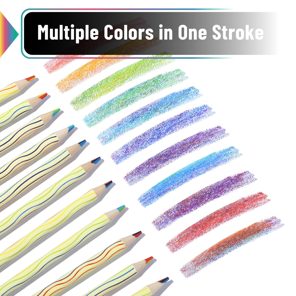 Mr. Pen Rainbow Pencils, 48 Pack
