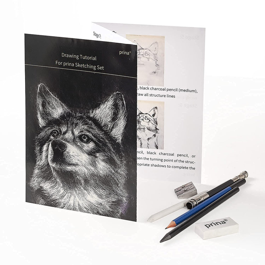 Prina 50-Piece Drawing & Sketch Kit