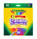 Crayola Erasable Colored Pencils, 50 Count