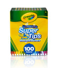 Crayola Super Tips Washable Markers, 100 Count