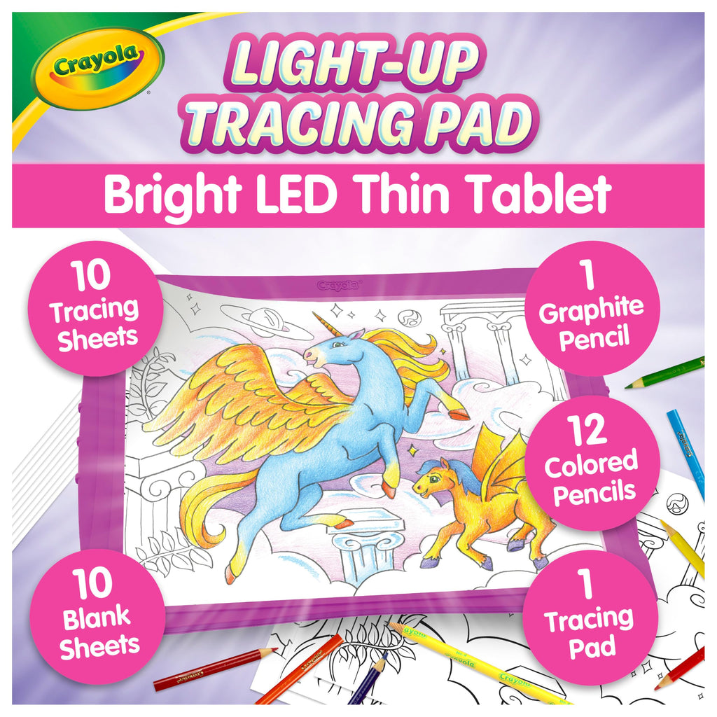 Crayola Light-Up Tracing Pad, Pink