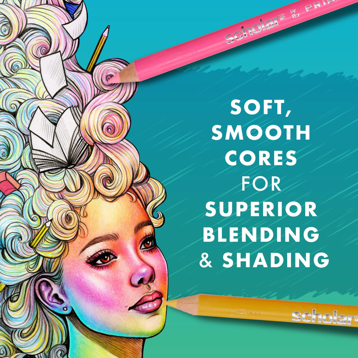 Prismacolor Scholar Colored Pencils, 48 Count