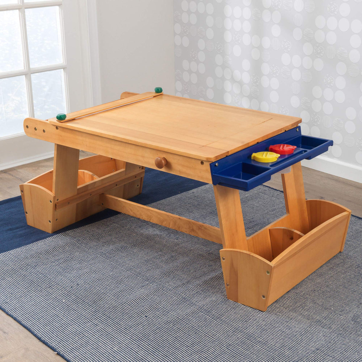 KidKraft Art Table with Drying Rack and Storage