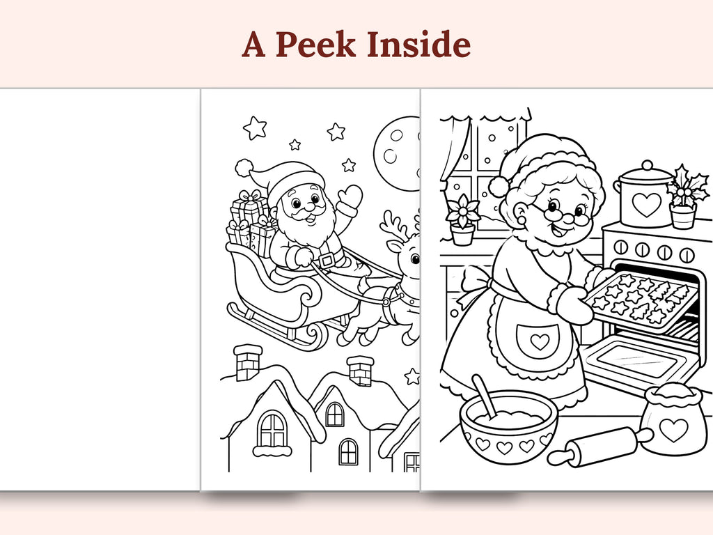 Merry & Bright Christmas Coloring Book