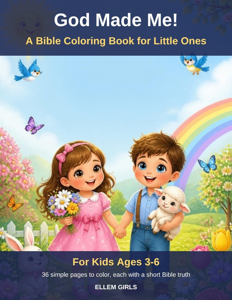 God Made Me! Bible coloring book cover