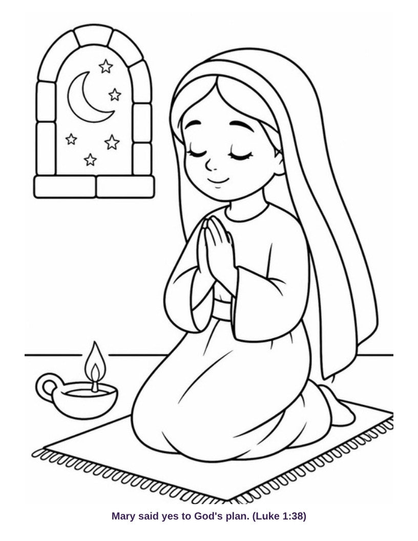 Peek inside: coloring page 2