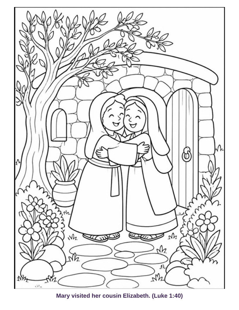 Peek inside: coloring page 3