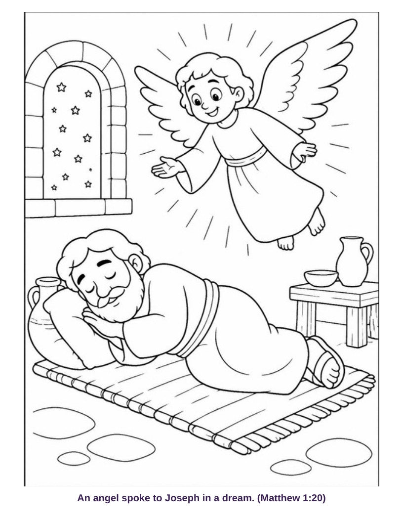 Peek inside: coloring page 4