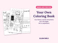 Color Me and My Family custom coloring book