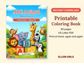 ABC Animal Adventures Educational Coloring Book for Kids Ages 5-10