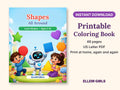 Shapes All Around Educational Coloring Book for Kids Ages 5-10