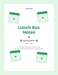 Lunch Box Notes: Spring Edition (April - June) - Printable Notes from Mom or Dad