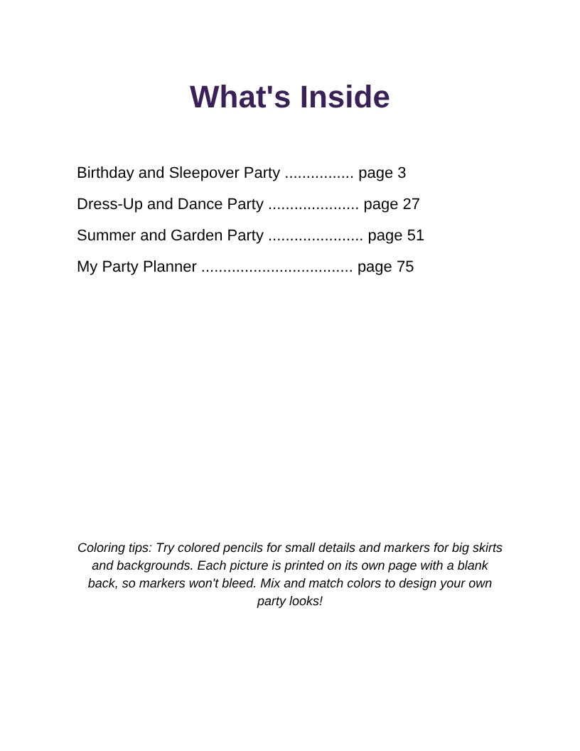 What's Inside page