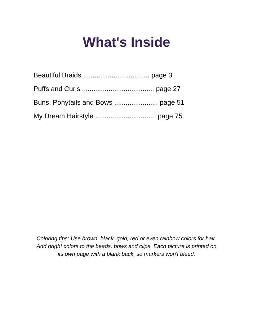 What's Inside page