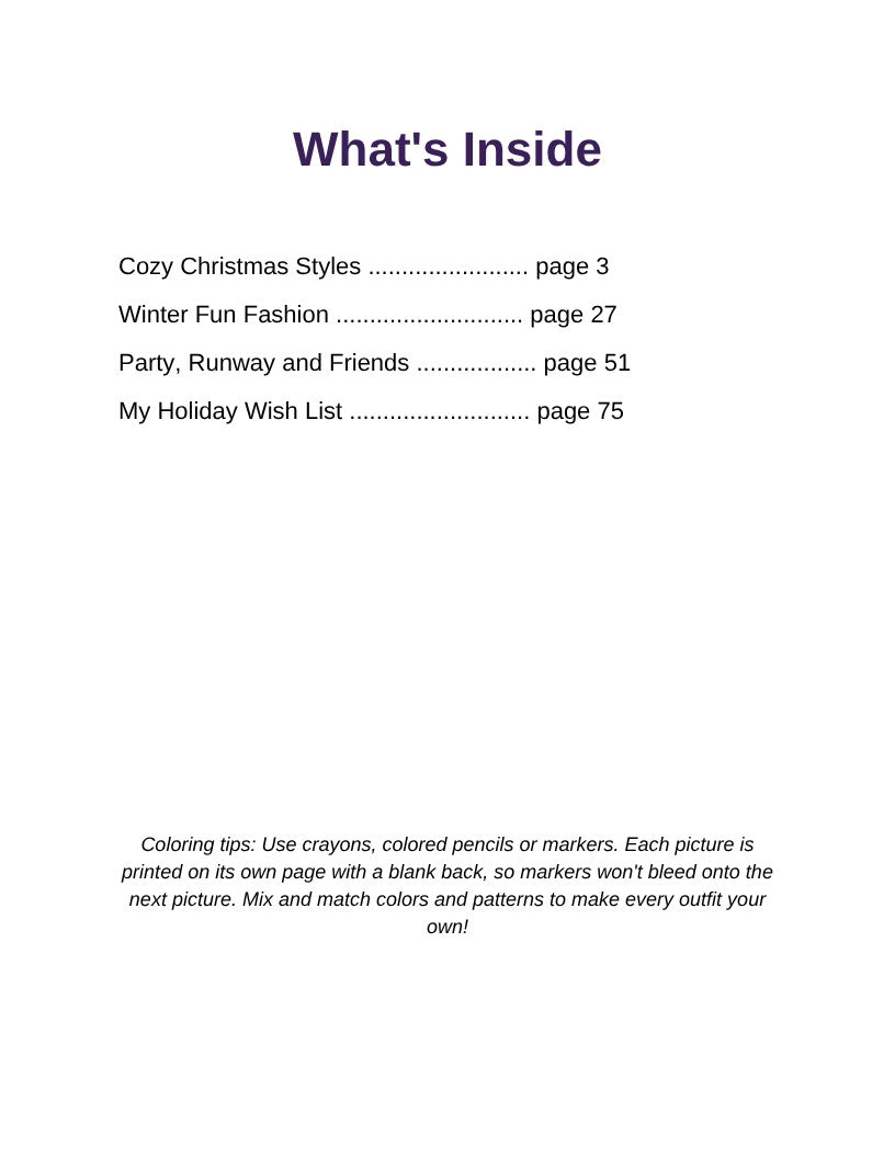 Peek inside: What's Inside page