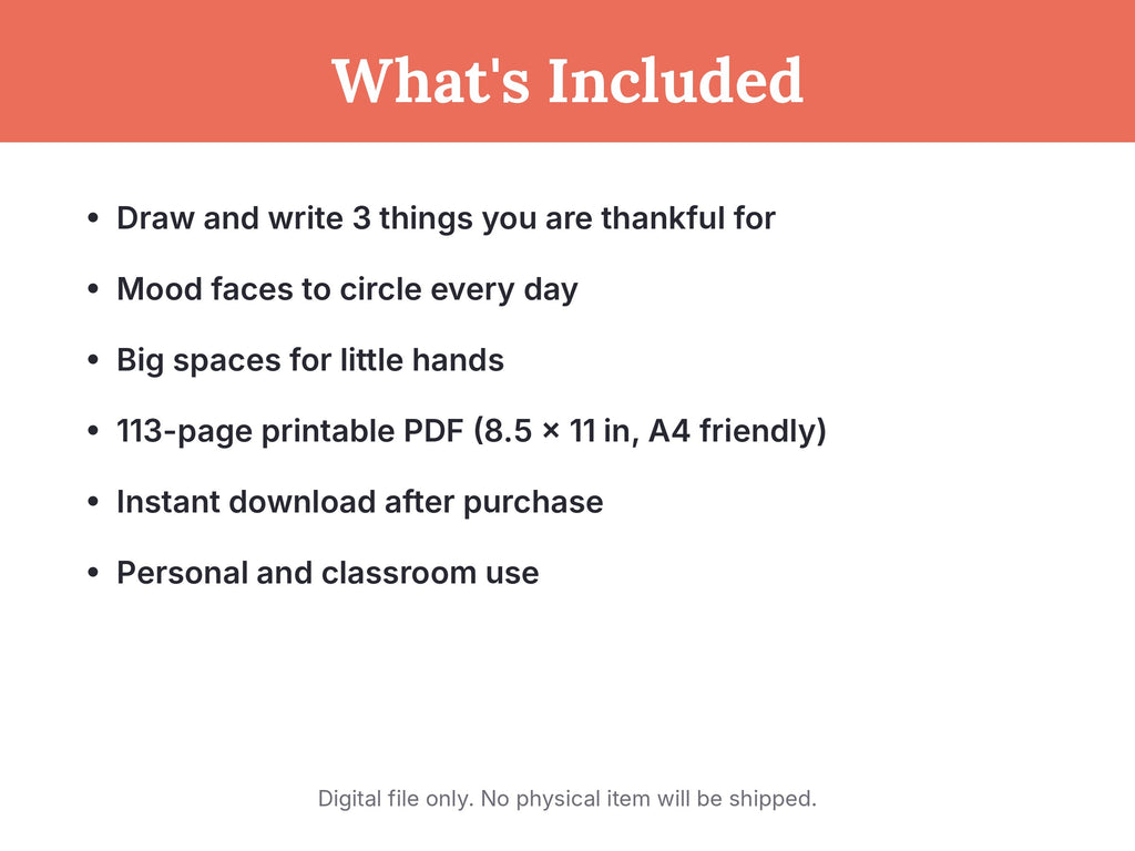 Thankful Little Hearts: A Gratitude Journal for Kids