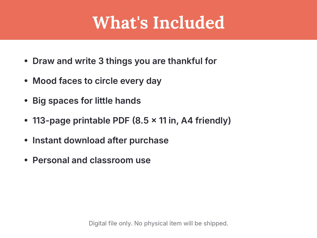 Thankful Little Hearts: A Gratitude Journal for Kids