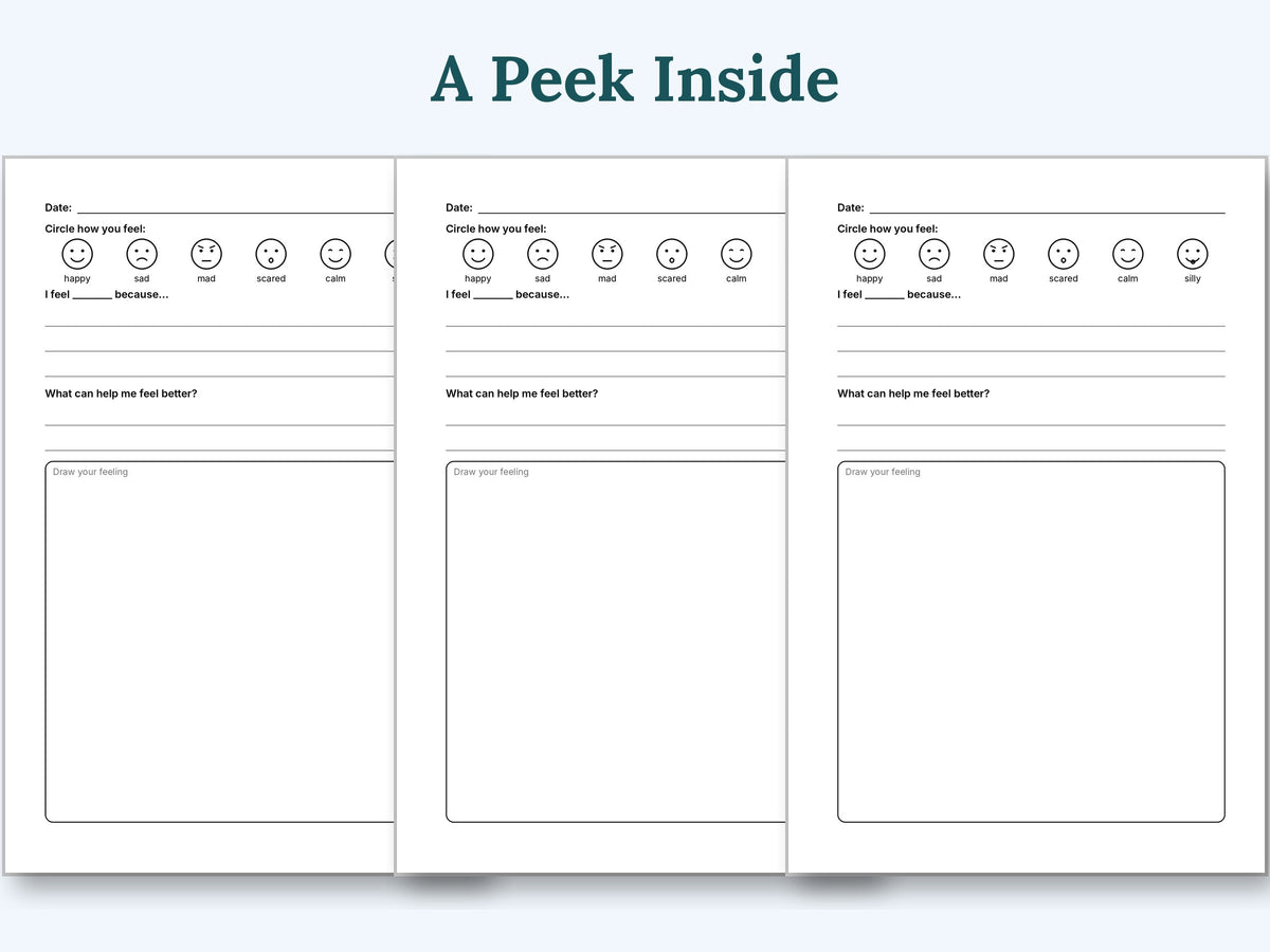 My Feelings Journal: Draw, Write and Understand Your Emotions