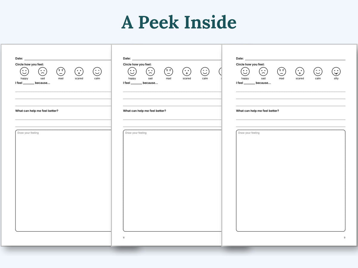 A peek inside: sample journal pages