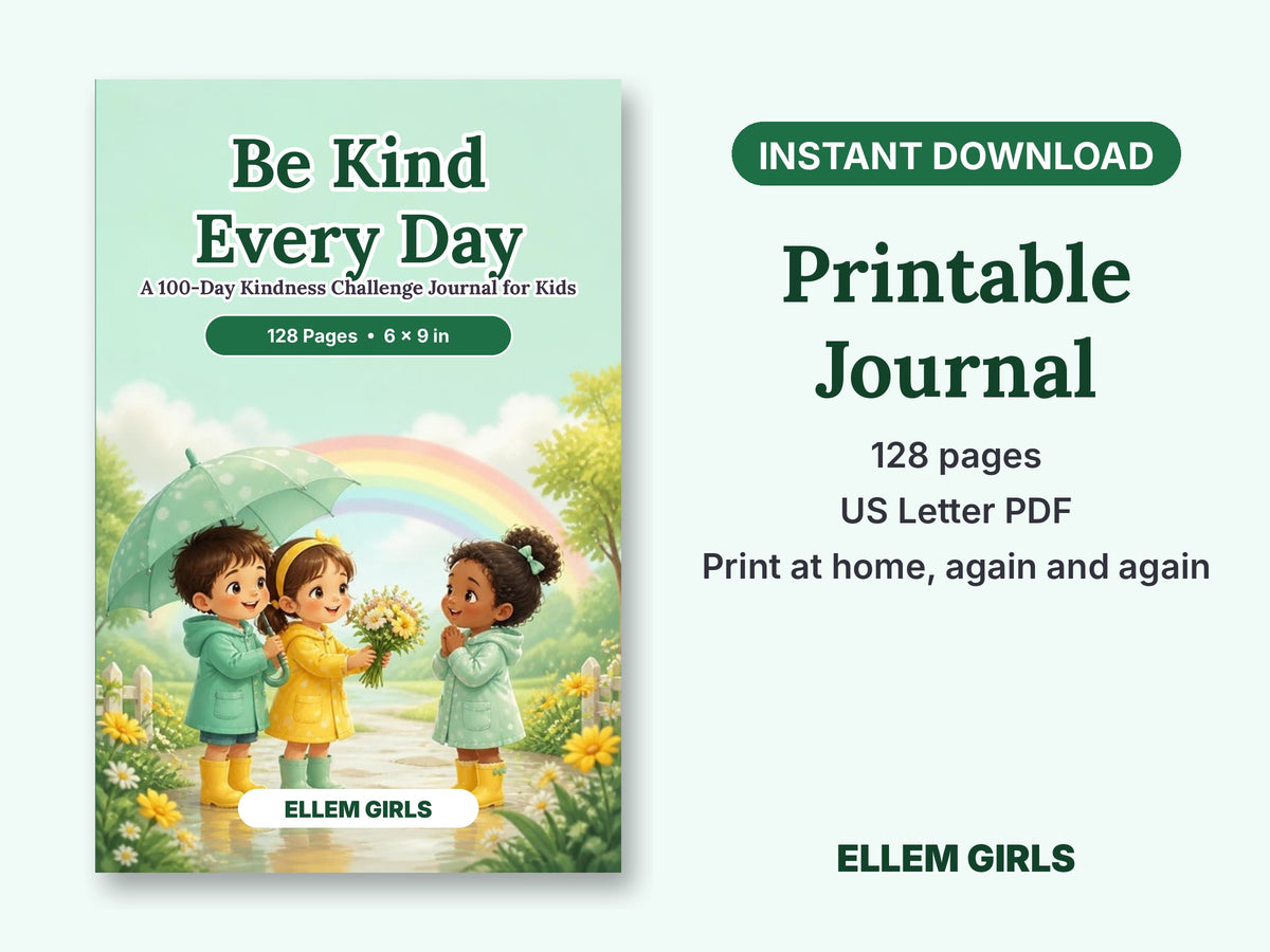 Be Kind Every Day journal cover
