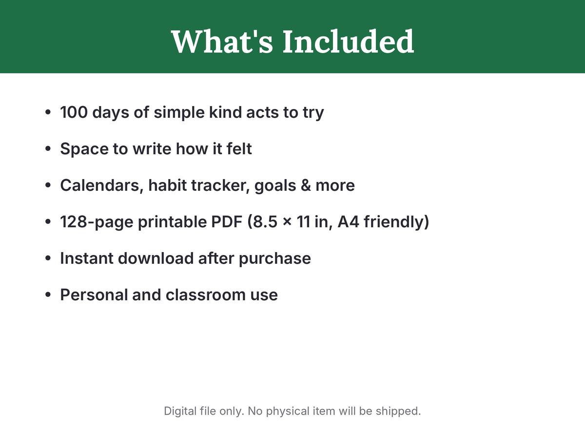 What's included