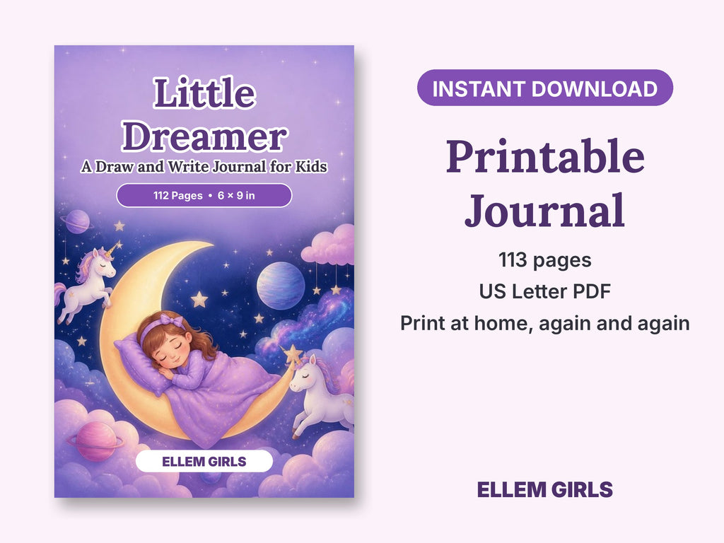 Little Dreamer: A Draw and Write Journal for Kids