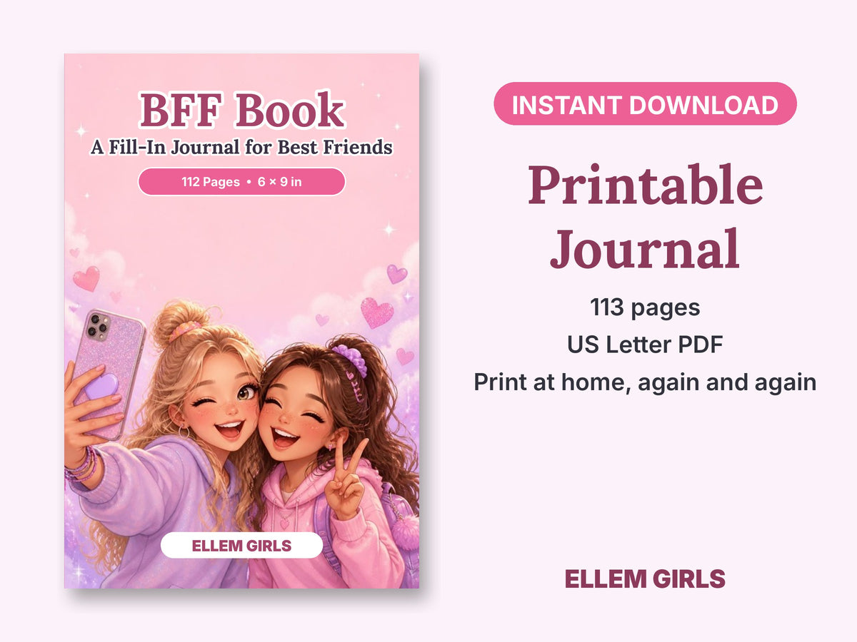 BFF Book: A Fill-In Journal for Best Friends